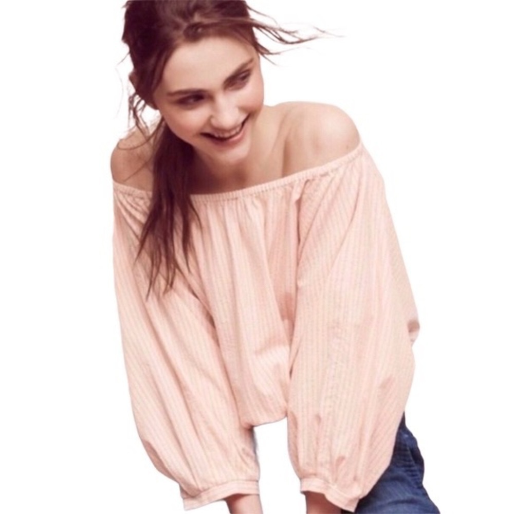 Holding Horses Aria Off Shoulder Cotton Top
